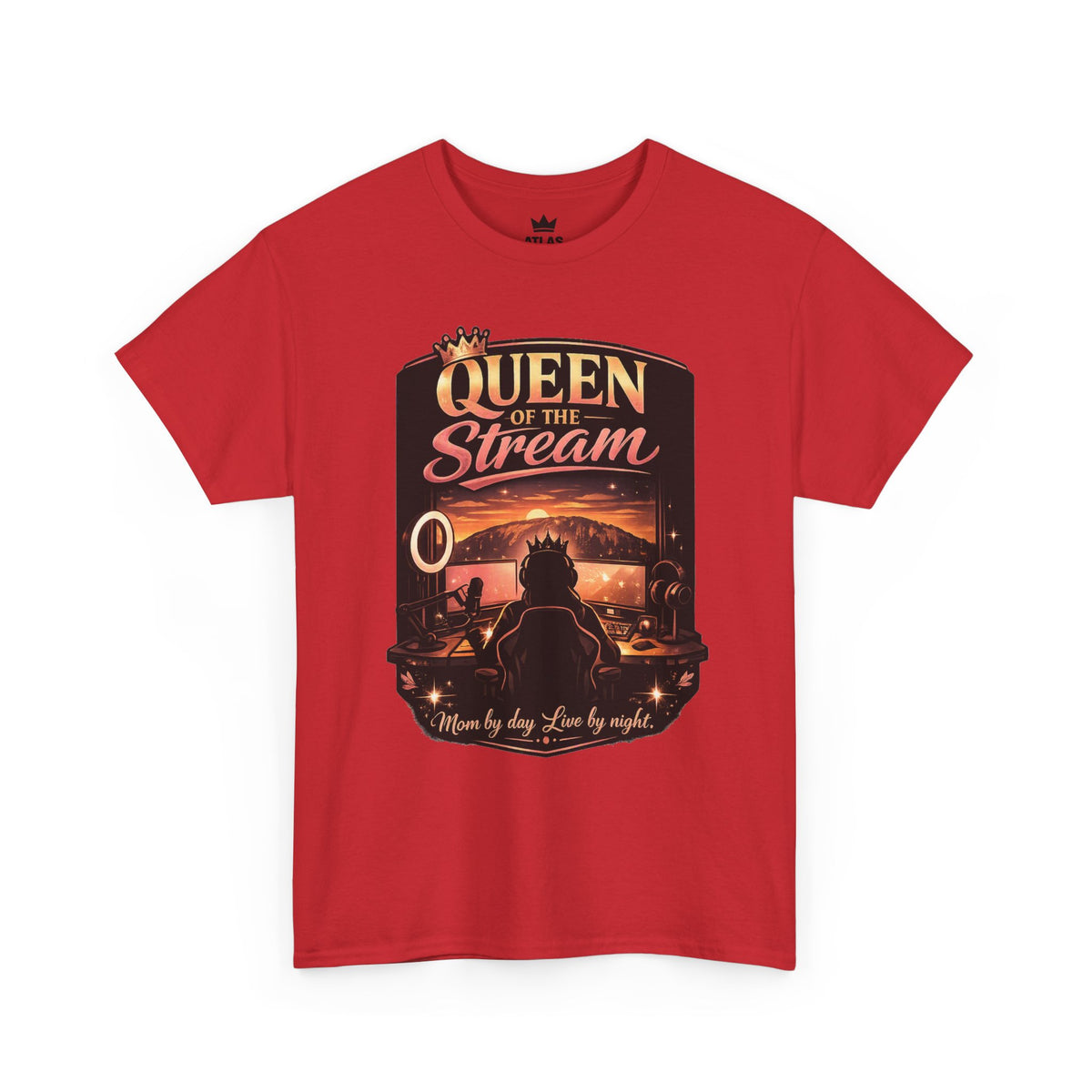 Queen of the Stream T-Shirt — Gamer Streamer Tee ("Queen of the Stream")