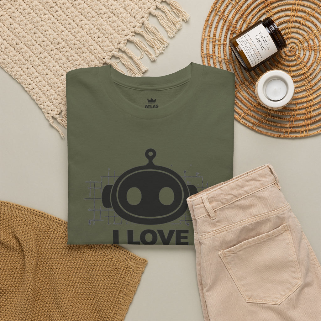 Robotics T-Shirt — "I Love Robotics" Tech STEM Tee for Coders & Makers