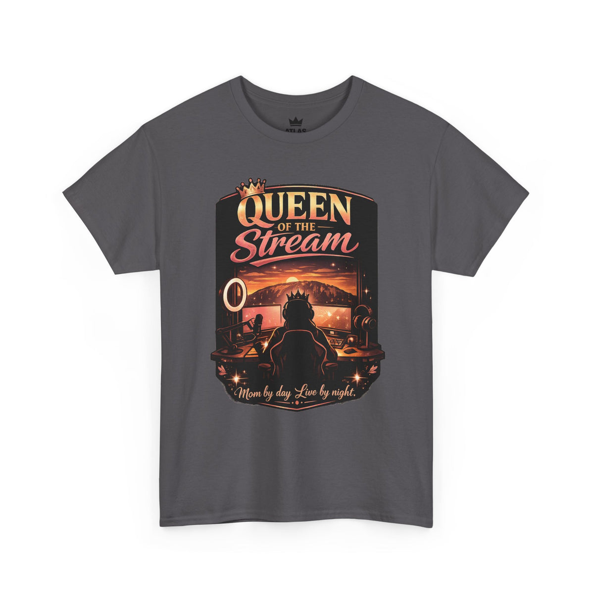 Queen of the Stream T-Shirt — Gamer Streamer Tee ("Queen of the Stream")