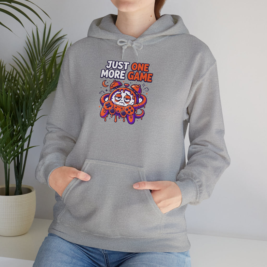 Just One More Game Gamer Hoodie – Cute Octopus Controller Gaming Sweatshirt