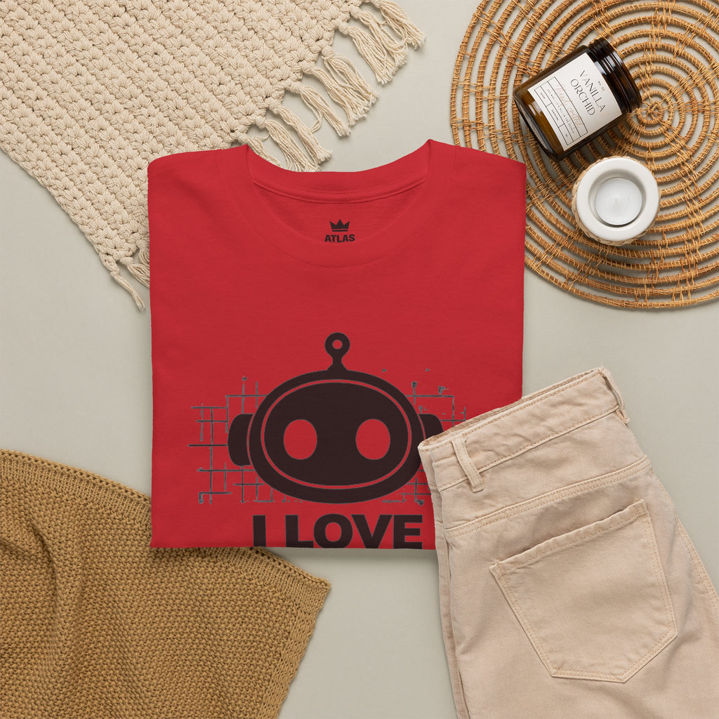Robotics T-Shirt — "I Love Robotics" Tech STEM Tee for Coders & Makers