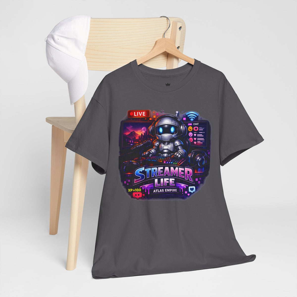 Streamer Life T-Shirt — Gamer Live Stream Graphic Tee