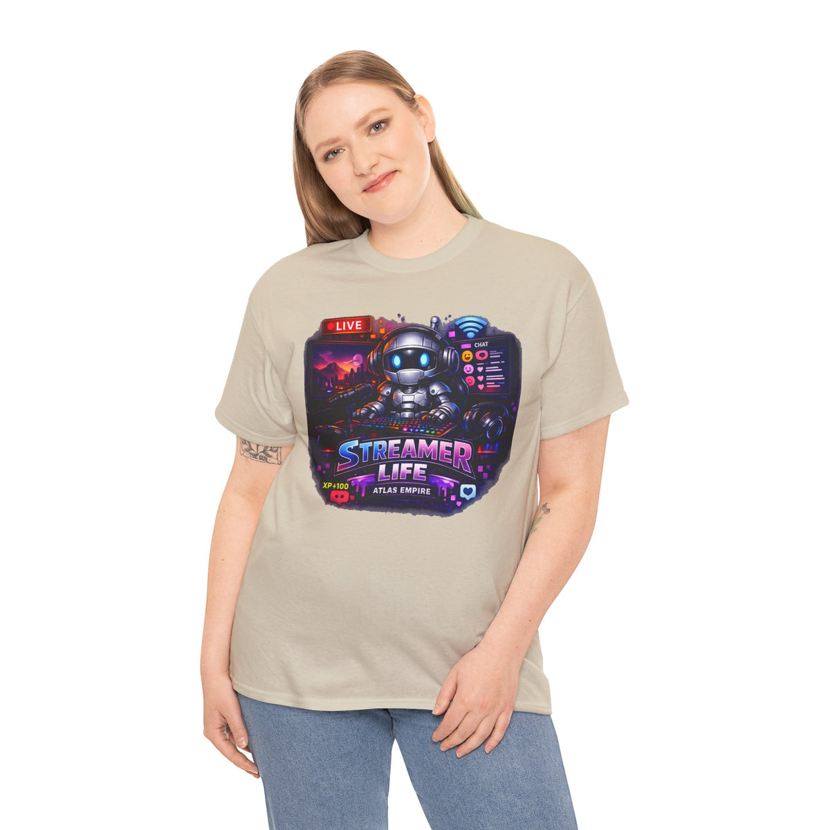 Streamer Life T-Shirt — Gamer Live Stream Graphic Tee