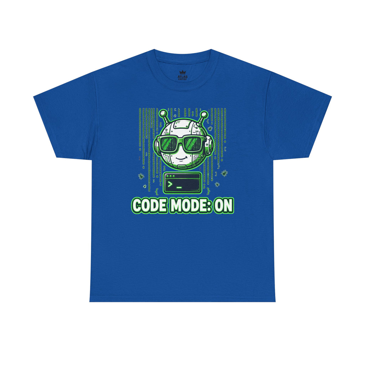 Code Mode On T-Shirt — Funny Programmer Alien Graphic Tee for Developers