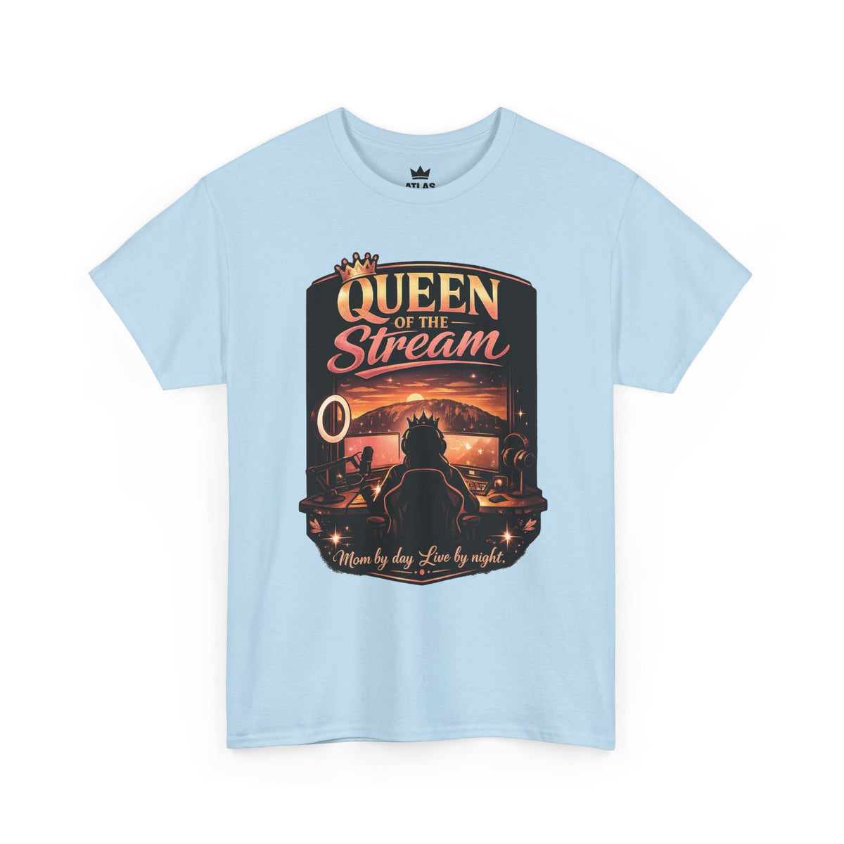 Queen of the Stream T-Shirt — Gamer Streamer Tee ("Queen of the Stream")