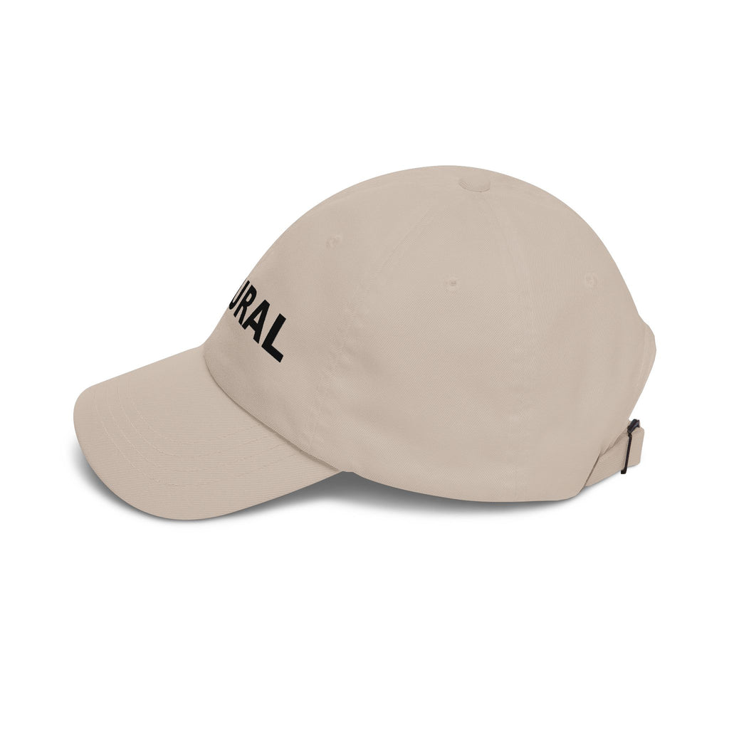 NATURAL Embroidered Dad Cap