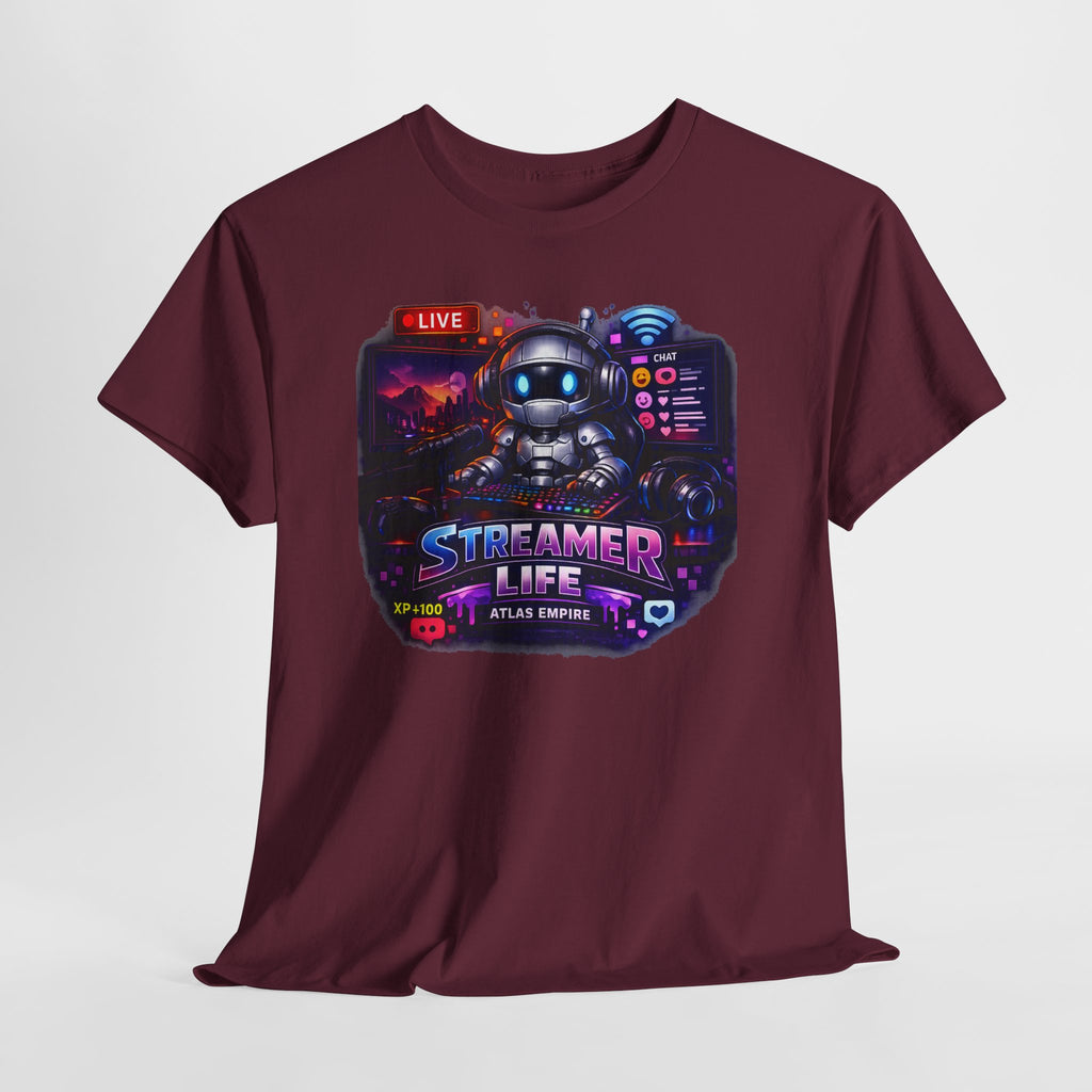 Streamer Life T-Shirt — Gamer Live Stream Graphic Tee
