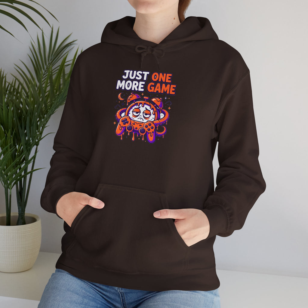 Just One More Game Gamer Hoodie – Cute Octopus Controller Gaming Sweatshirt