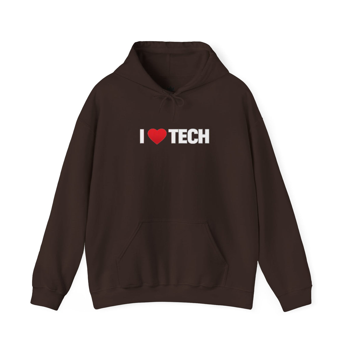 I  Tech Hoodie — "I Love Tech" Graphic Pullover for Tech Lovers