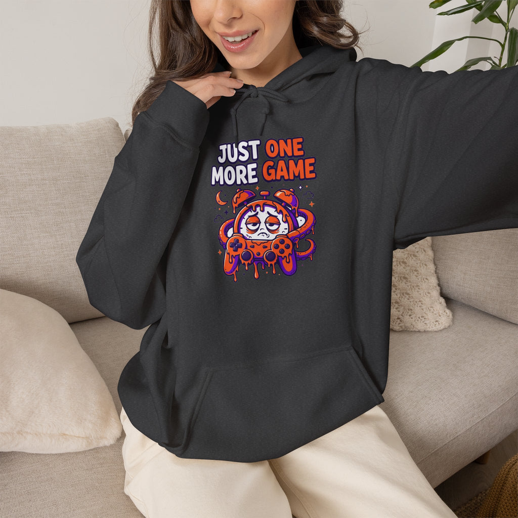 Just One More Game Gamer Hoodie – Cute Octopus Controller Gaming Sweatshirt