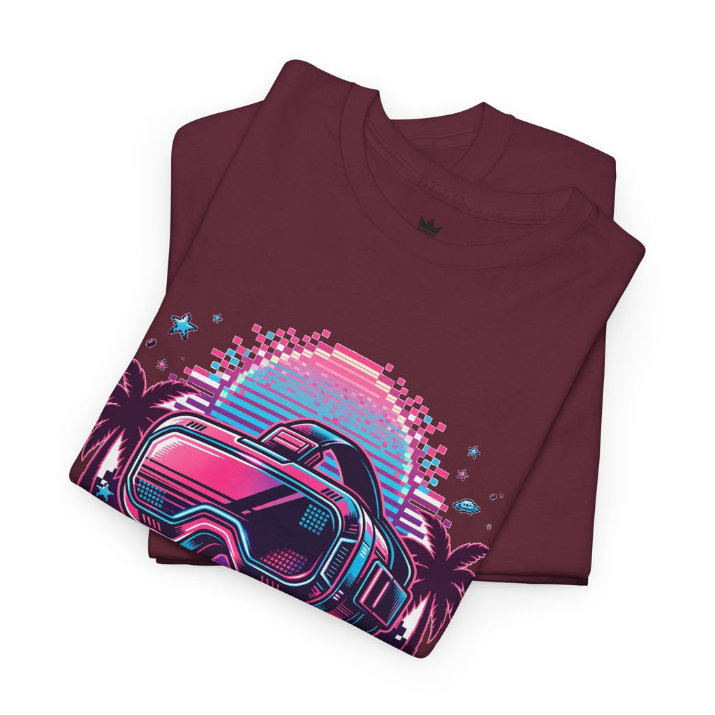 Retro-Future Graphic Tee — Neon Car Vaporwave T-Shirt