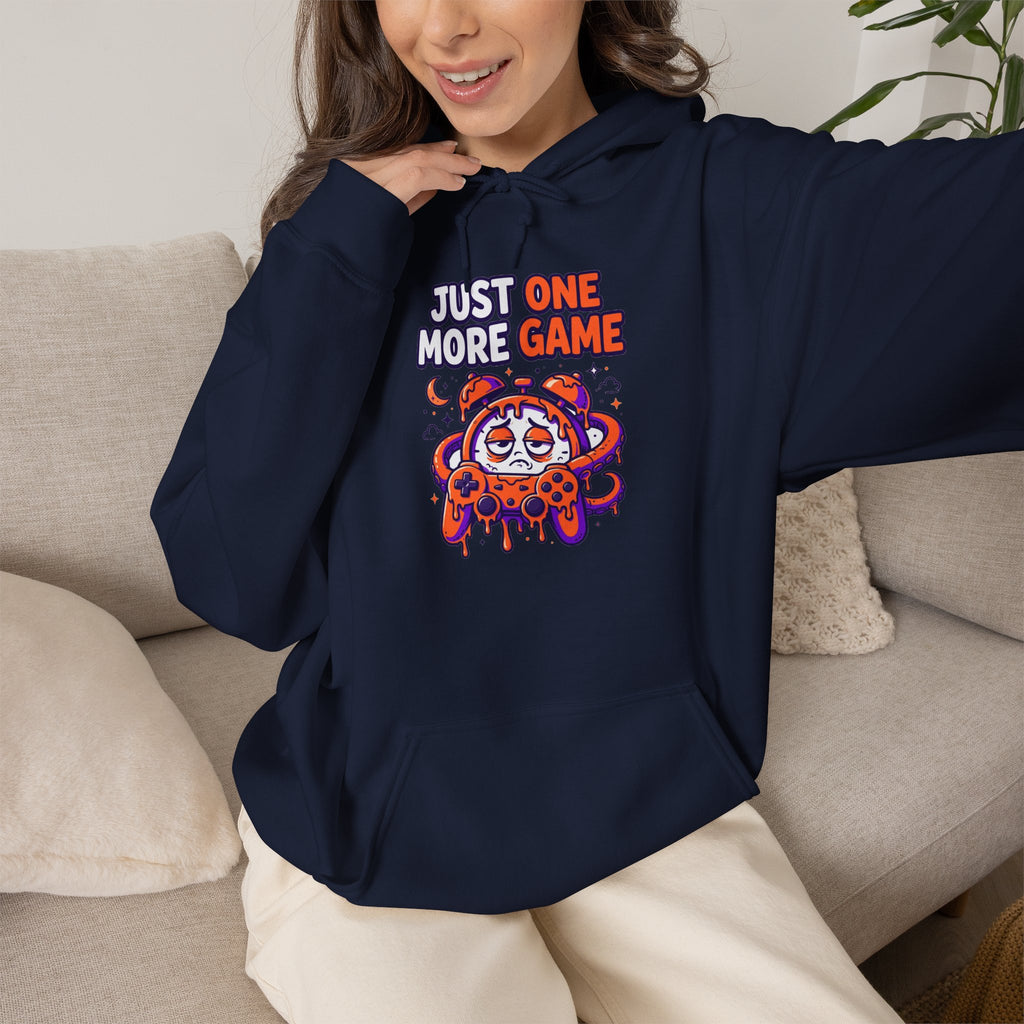 Just One More Game Gamer Hoodie – Cute Octopus Controller Gaming Sweatshirt
