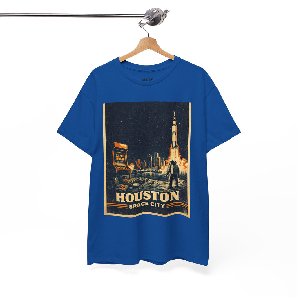 Houston Space City Rocket Launch Vintage T-Shirt