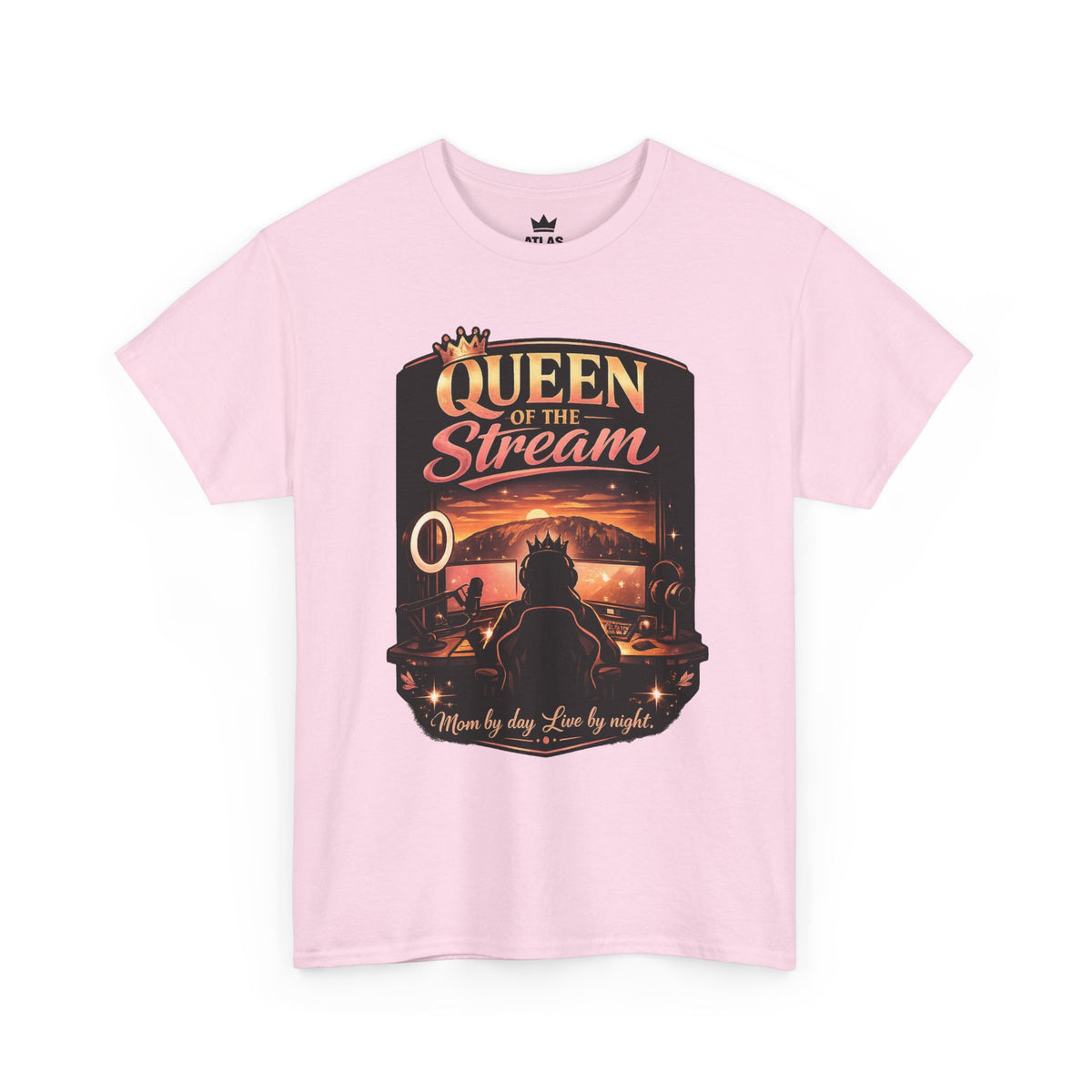 Queen of the Stream T-Shirt — Gamer Streamer Tee ("Queen of the Stream")