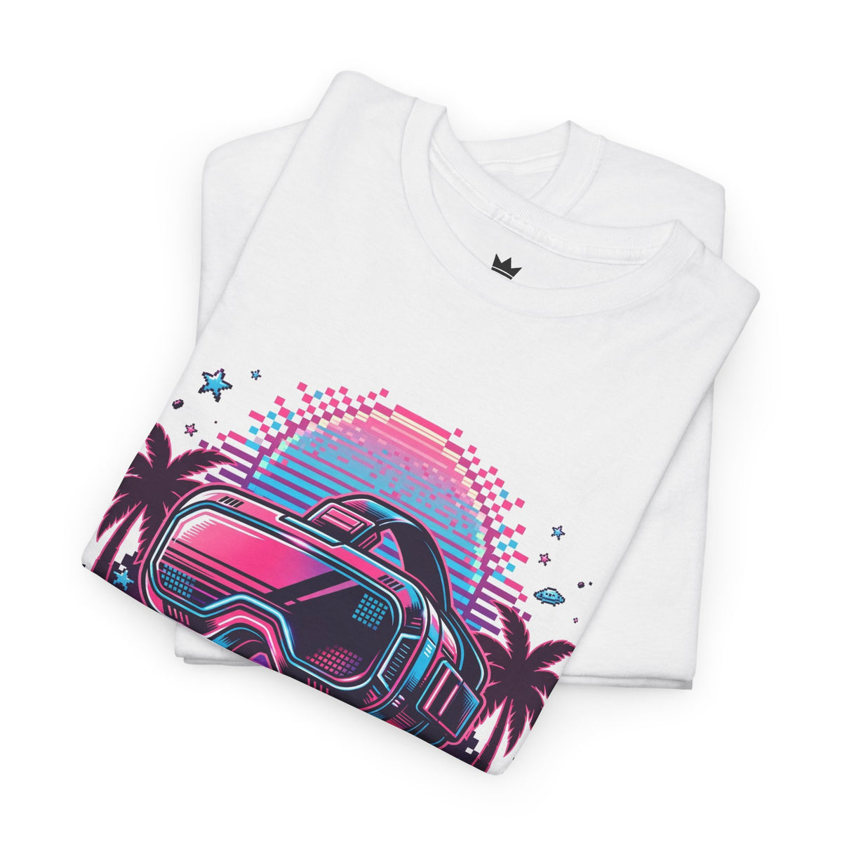 Retro-Future Graphic Tee — Neon Car Vaporwave T-Shirt