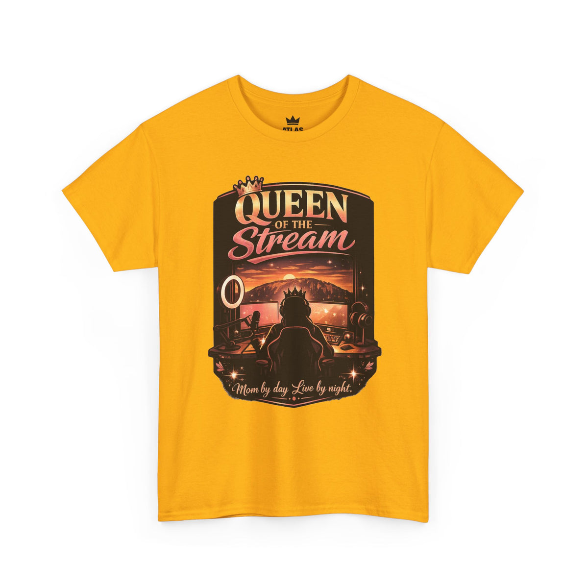 Queen of the Stream T-Shirt — Gamer Streamer Tee ("Queen of the Stream")