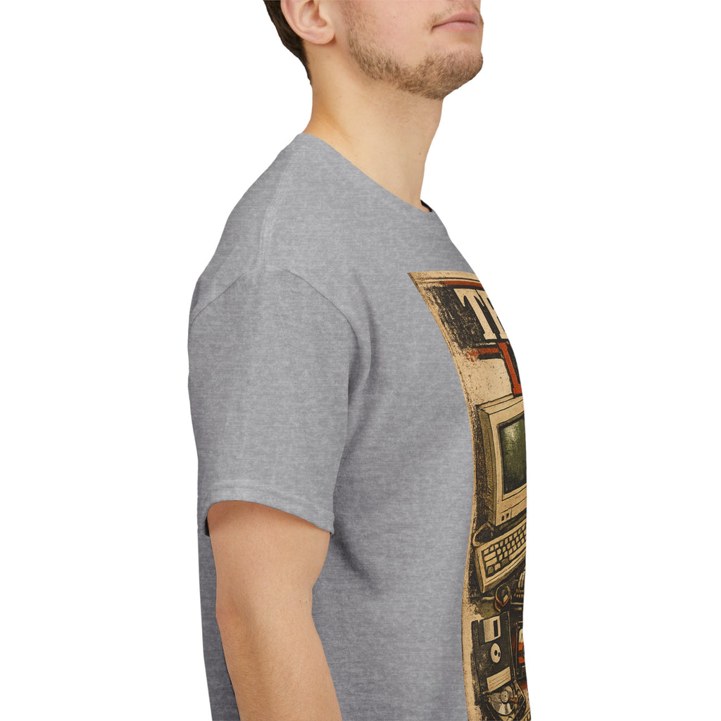 Tech Life T-Shirt — Retro Computer & Gadget Graphic Tee for Geeks