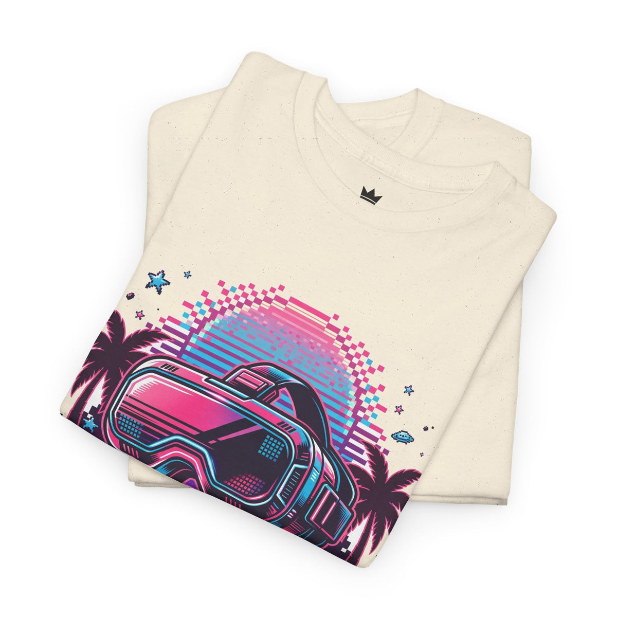 Retro-Future Graphic Tee — Neon Car Vaporwave T-Shirt