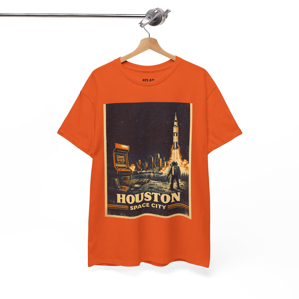 Houston Space City Rocket Launch Vintage T-Shirt
