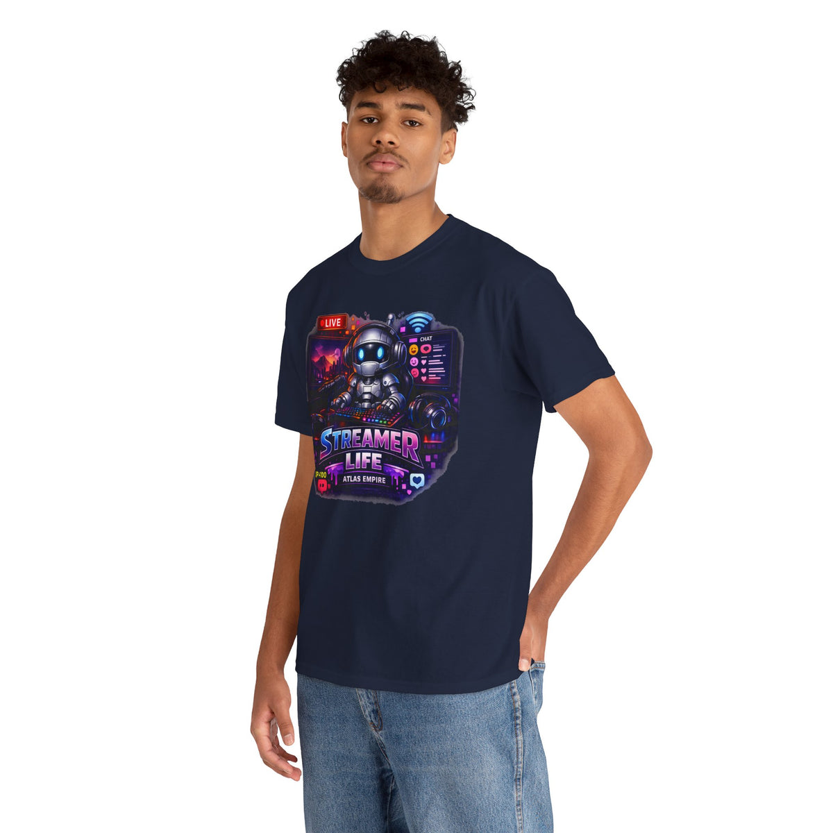 Streamer Life T-Shirt — Gamer Live Stream Graphic Tee