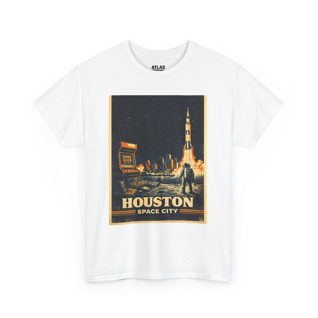 Houston Space City Rocket Launch Vintage T-Shirt