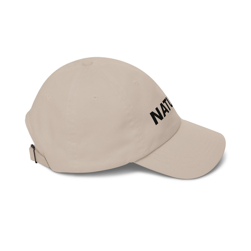 NATURAL Embroidered Dad Cap