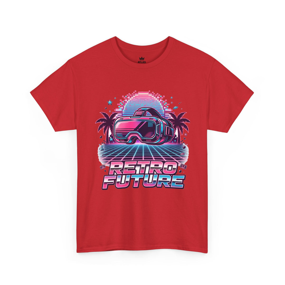 Retro-Future Graphic Tee — Neon Car Vaporwave T-Shirt