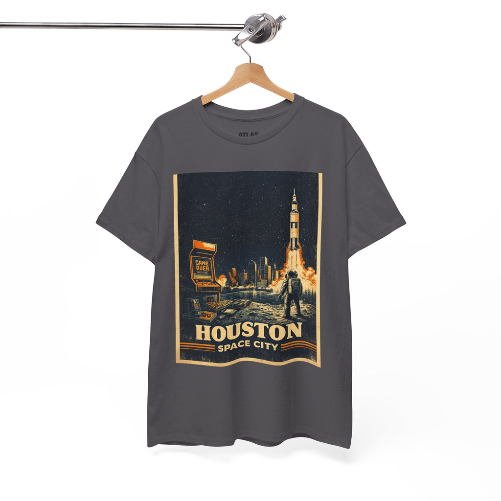 Houston Space City Rocket Launch Vintage T-Shirt