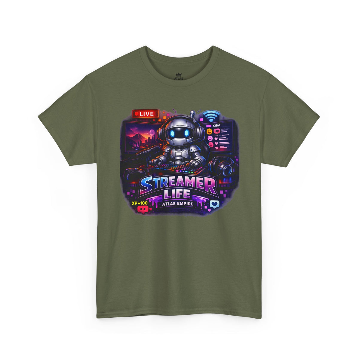 Streamer Life T-Shirt — Gamer Live Stream Graphic Tee