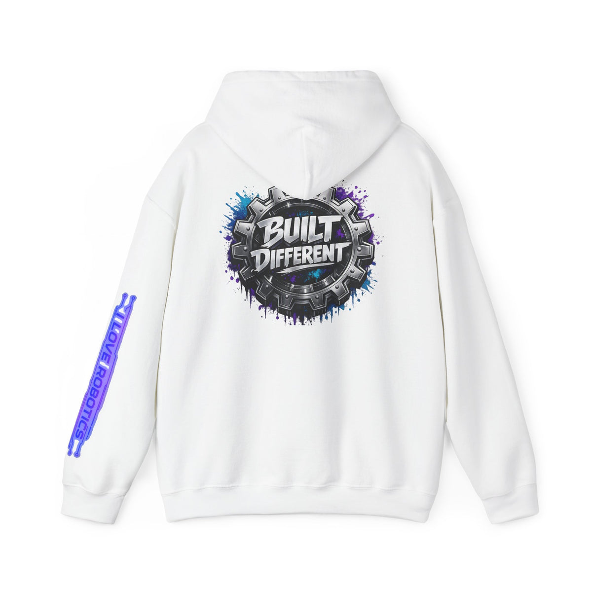 Heavy Blend Hooded Sweatshirt Unisex | Tech Robotics Hoodie | Warm Winter Hoodie