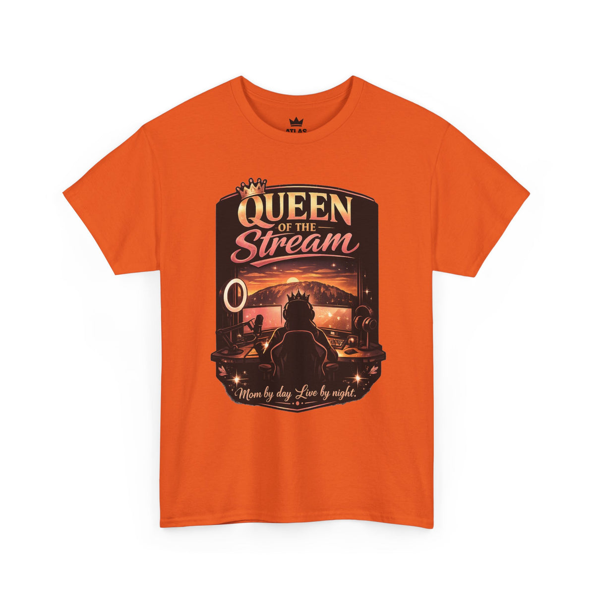 Queen of the Stream T-Shirt — Gamer Streamer Tee ("Queen of the Stream")