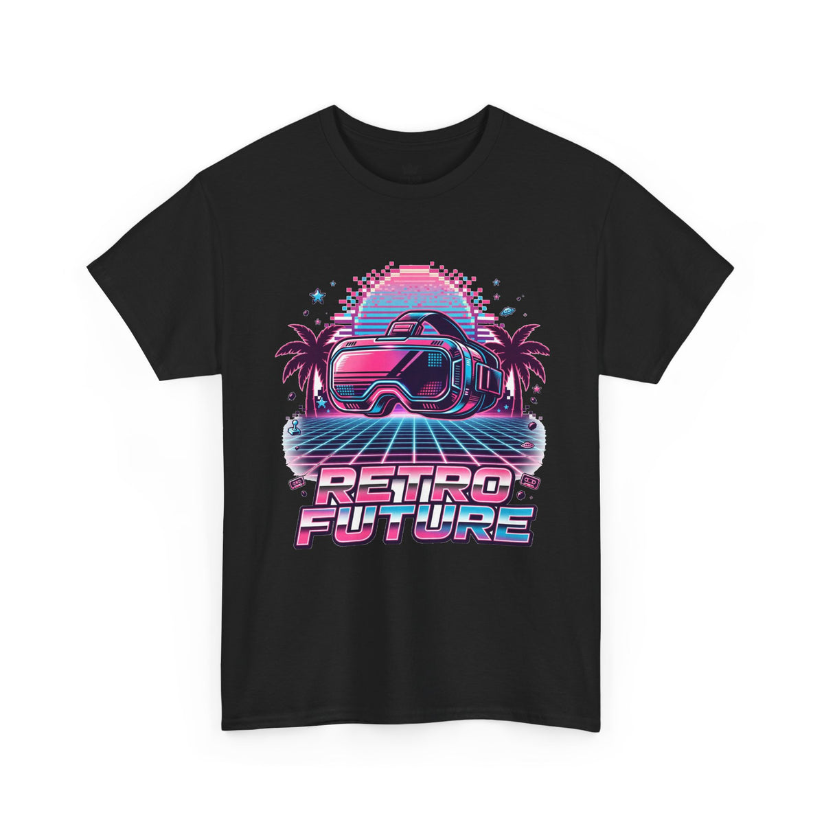 Retro-Future Graphic Tee — Neon Car Vaporwave T-Shirt