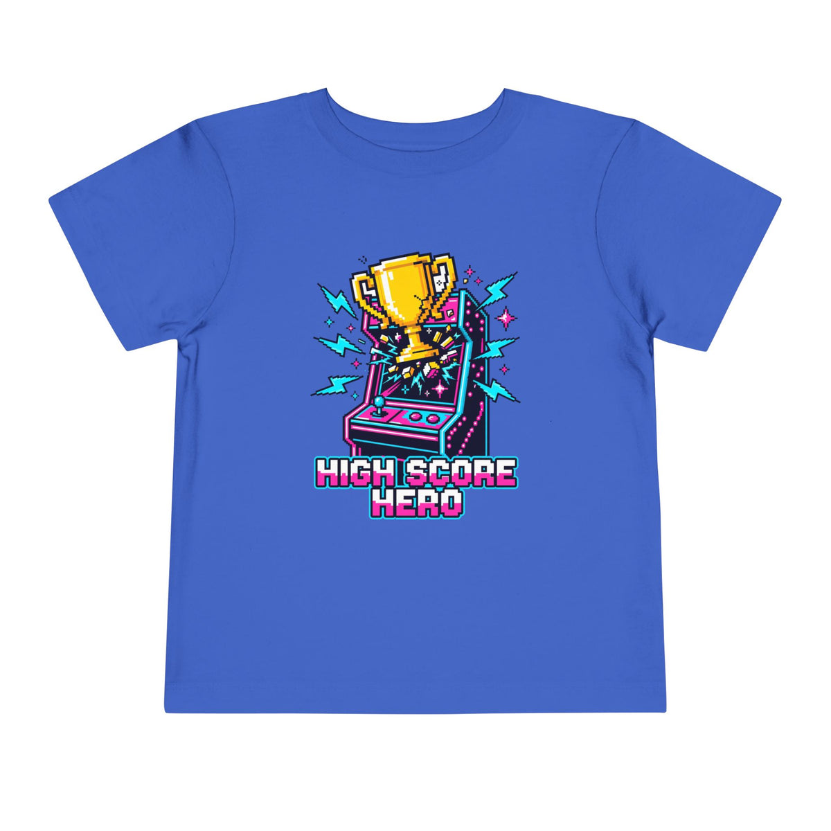 High Score Hero Arcade Game Toddler Short Sleeve Tee