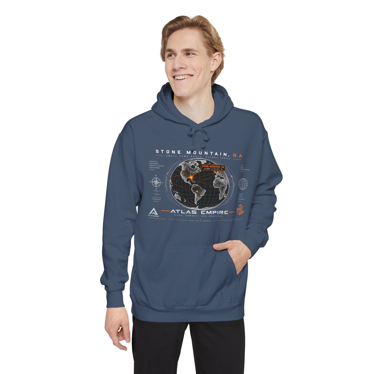 Unisex Garment-Dyed Hoodie