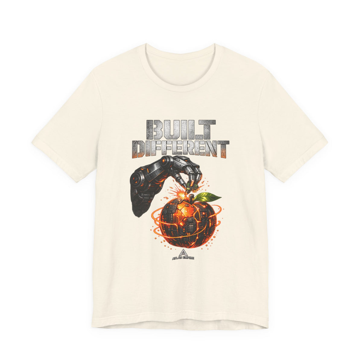 Built Different T-Shirt – Cyber Pumpkin Graphic Tee