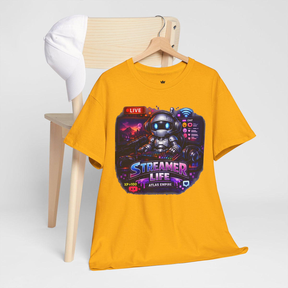 Streamer Life T-Shirt — Gamer Live Stream Graphic Tee
