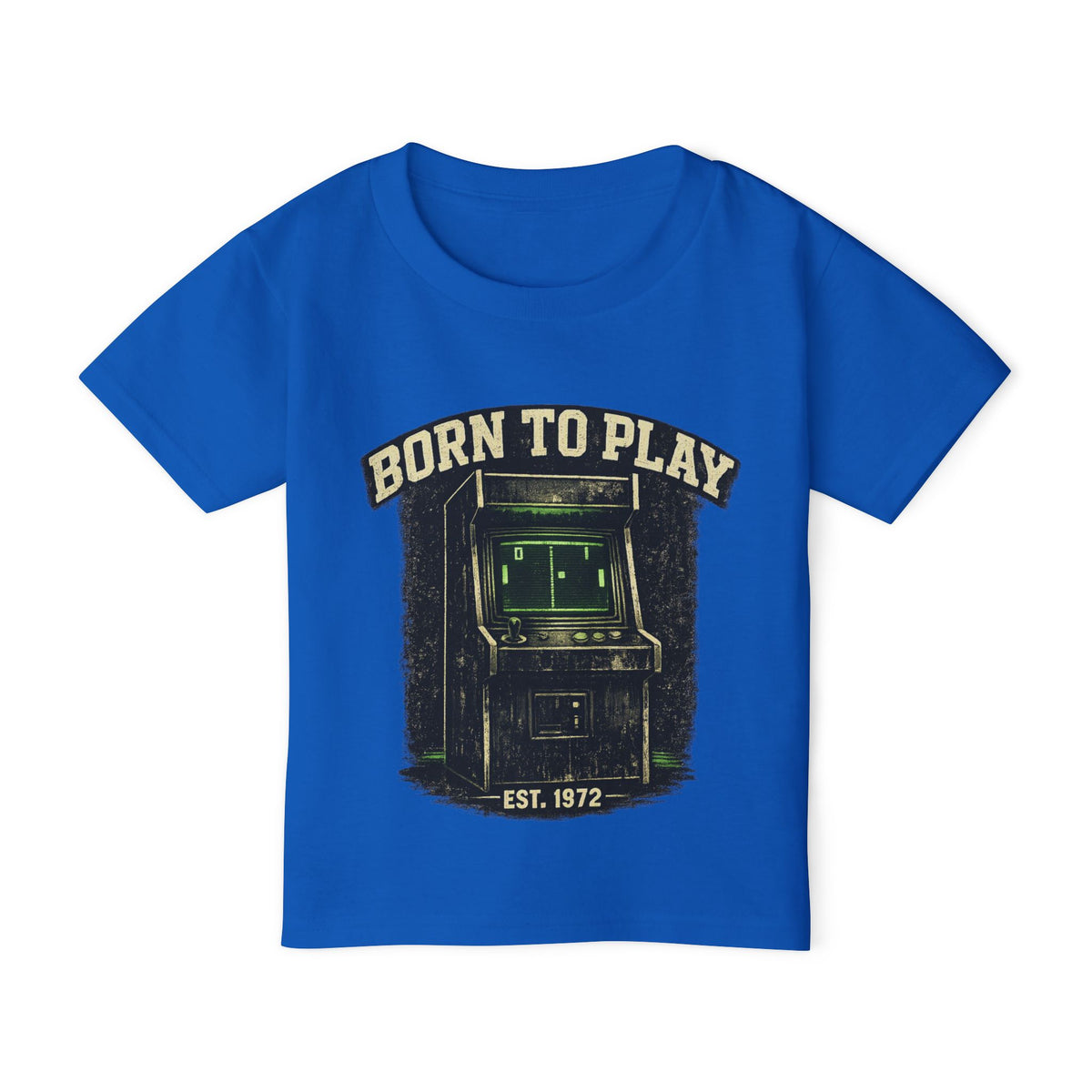 Born to Play Arcade Toddler T-Shirt – Retro Gamer Design