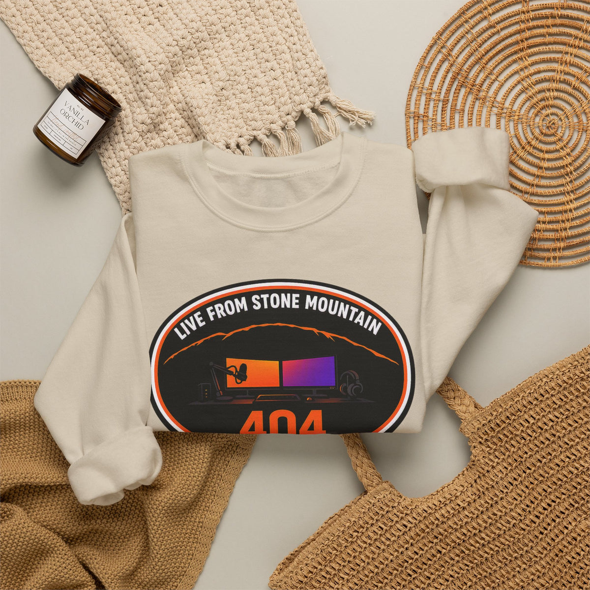 404 Live From Stone Mountain Crewneck Sweatshirt