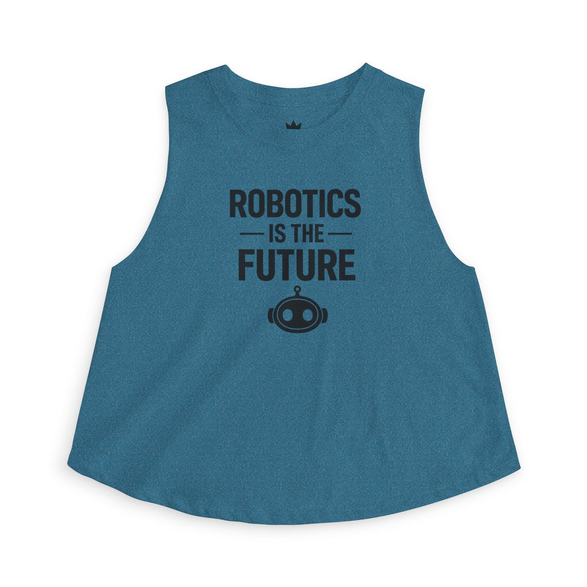 Robotics Is The Future Crop Top — Women's Tech Graphic Tank