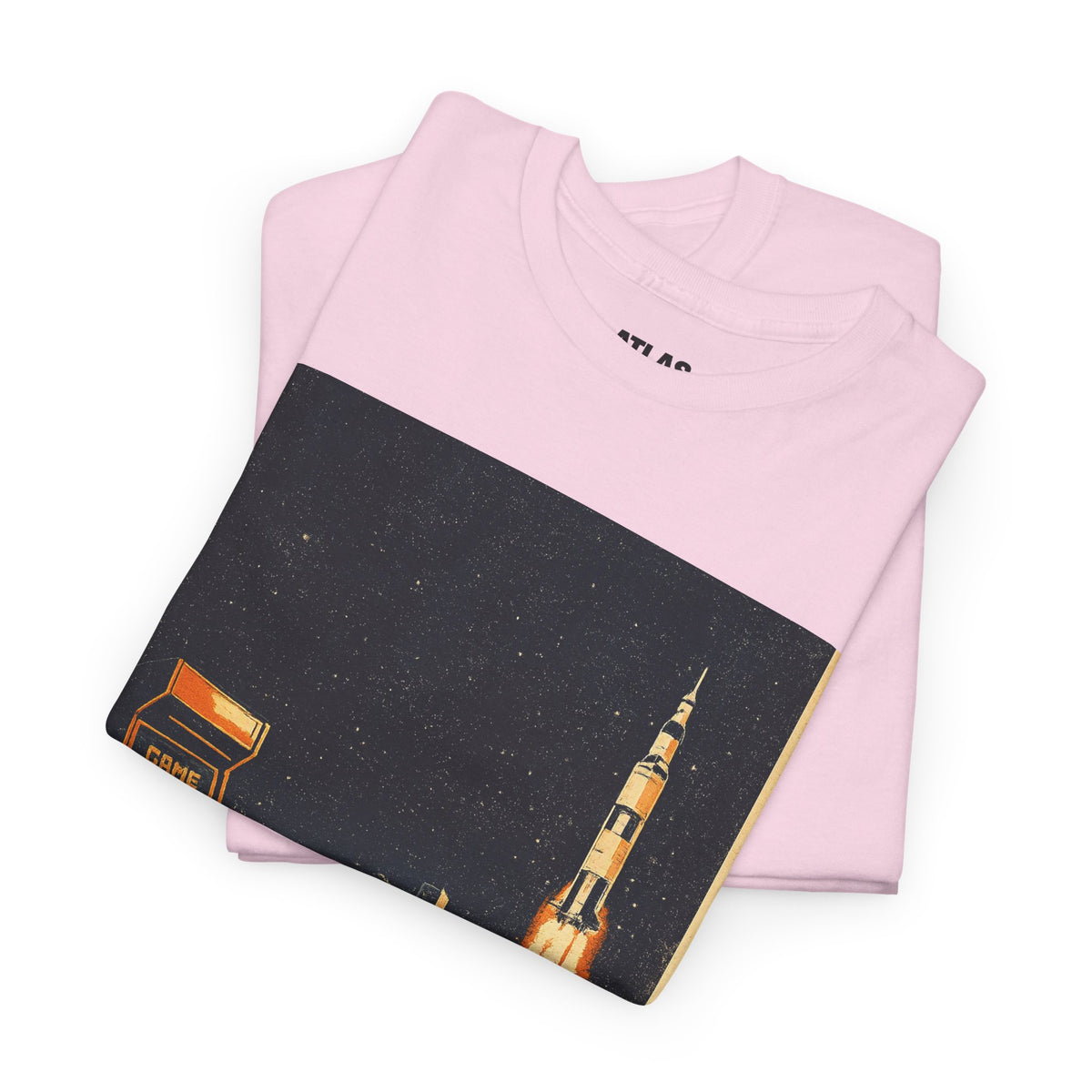 Houston Space City Rocket Launch Vintage T-Shirt