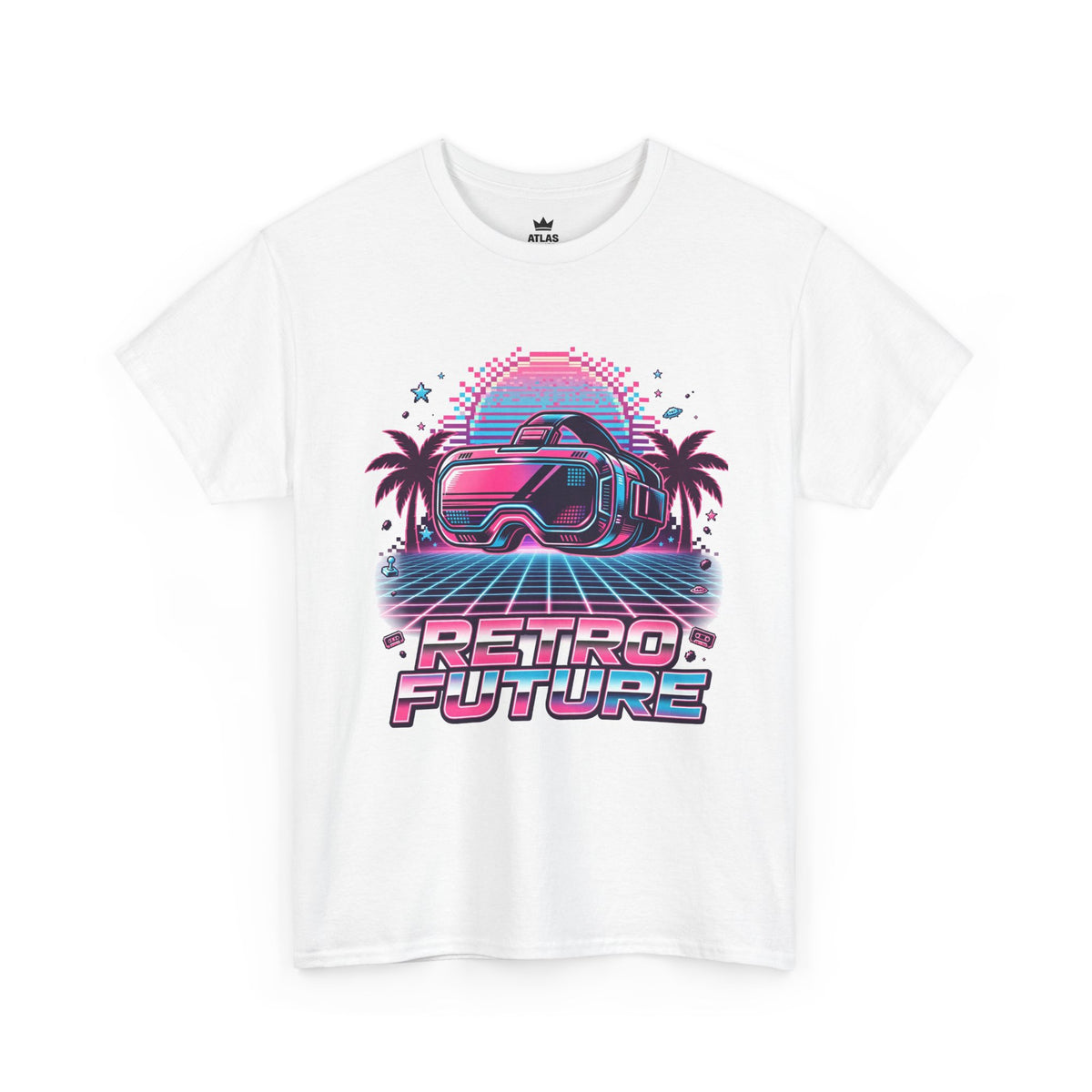 Retro-Future Graphic Tee — Neon Car Vaporwave T-Shirt
