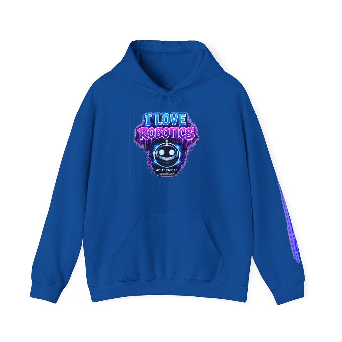 Heavy Blend Hooded Sweatshirt Unisex | Tech Robotics Hoodie | Warm Winter Hoodie