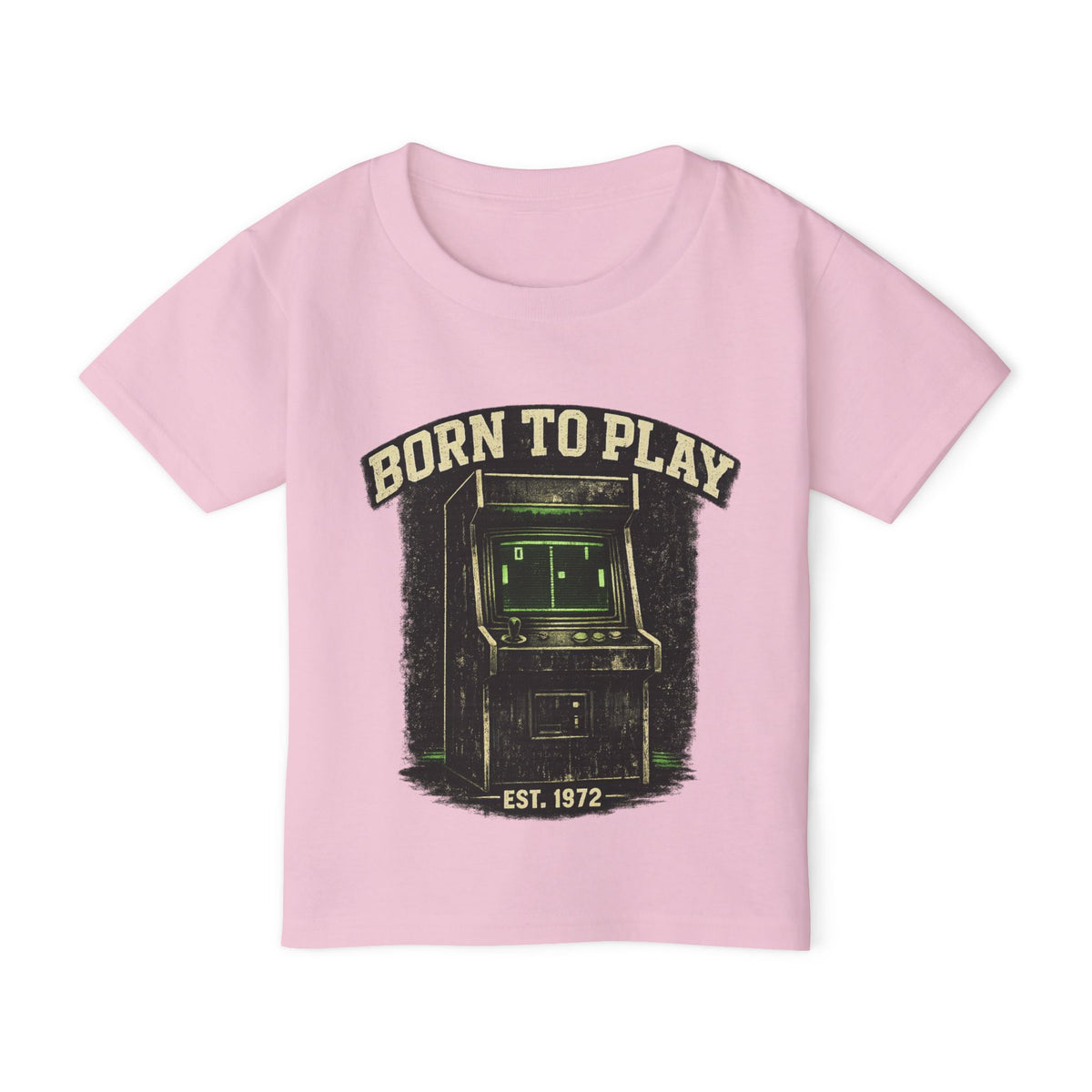 Born to Play Arcade Toddler T-Shirt – Retro Gamer Design