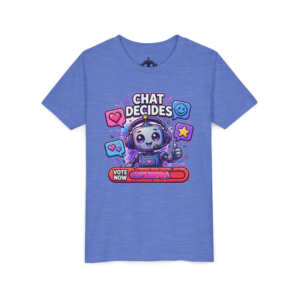 Youth “Chat Decides” AI Gamer Voting Short Sleeve Tee