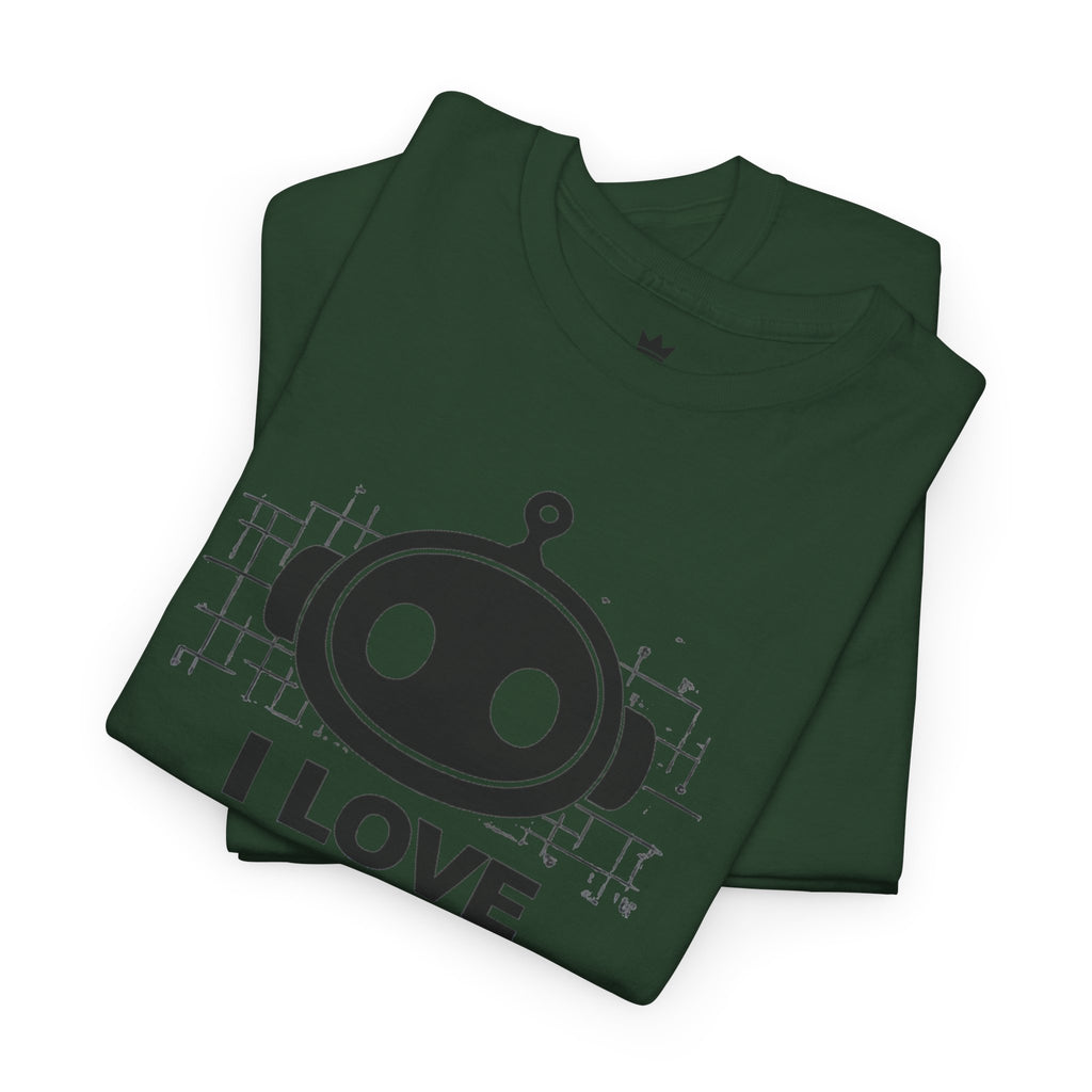Robotics T-Shirt — "I Love Robotics" Tech STEM Tee for Coders & Makers