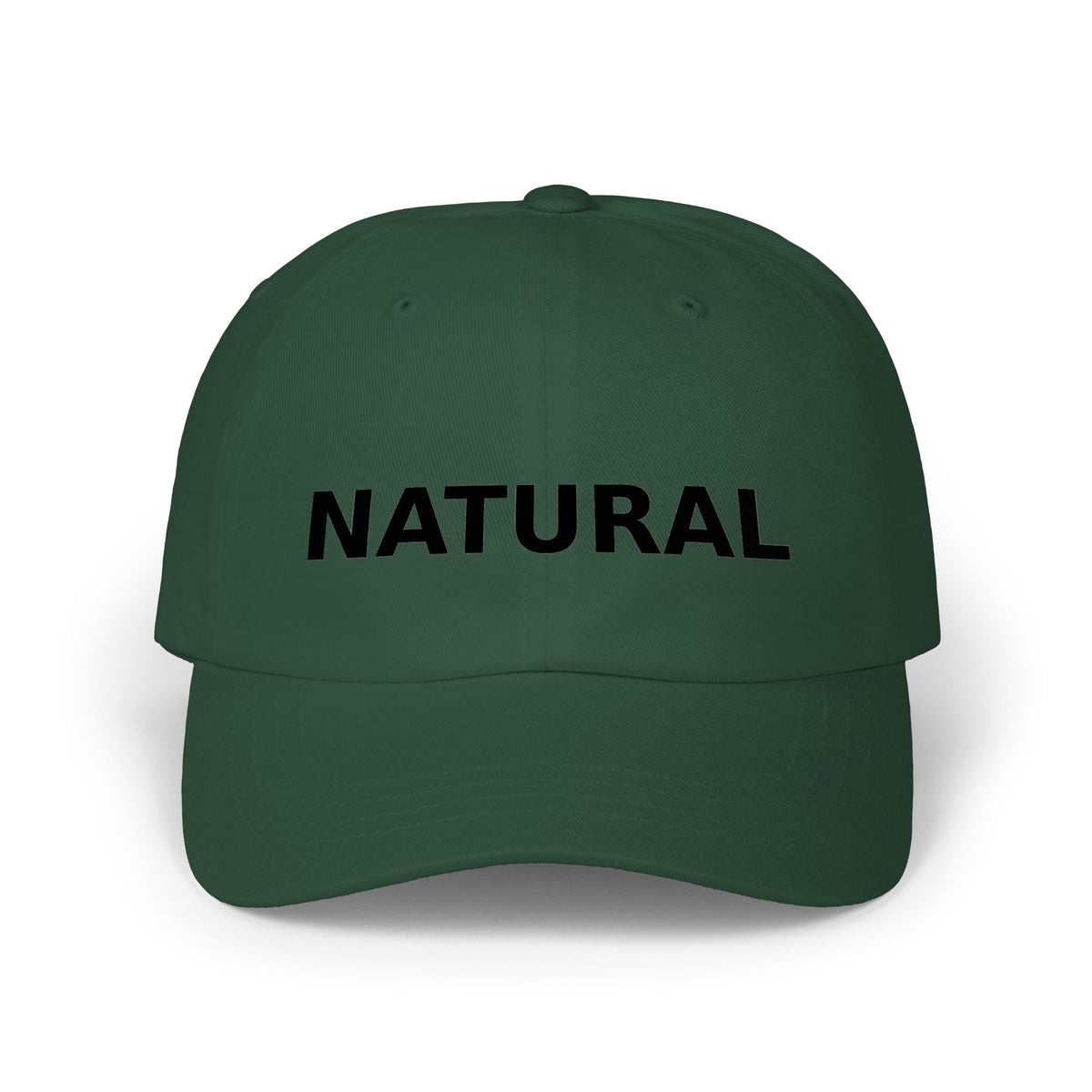 NATURAL Embroidered Dad Cap