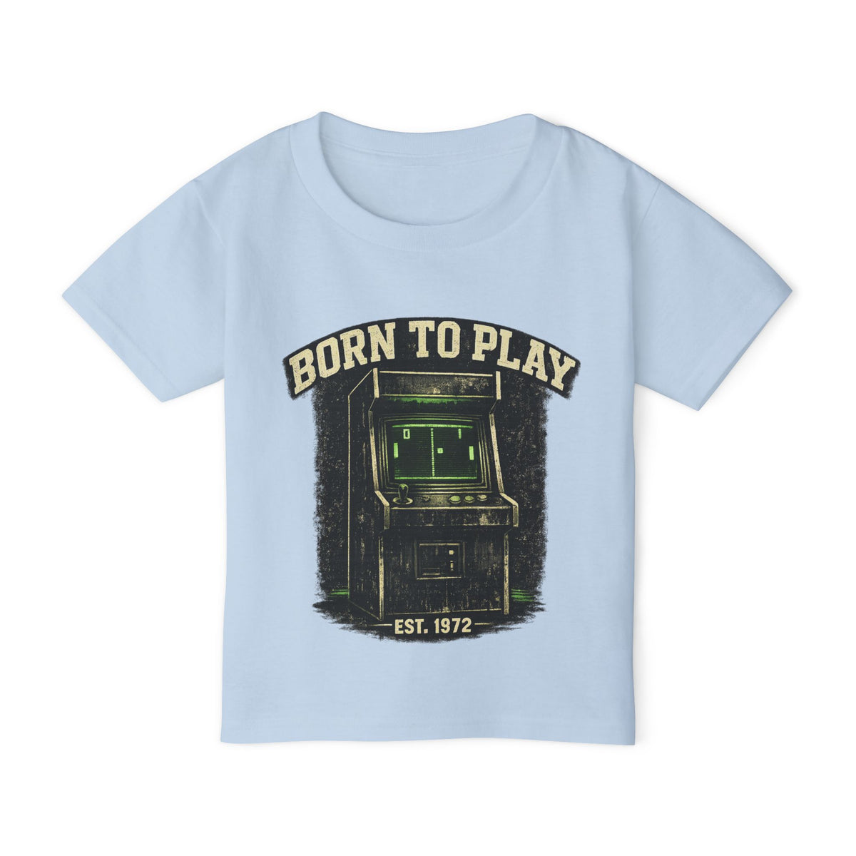 Born to Play Arcade Toddler T-Shirt – Retro Gamer Design