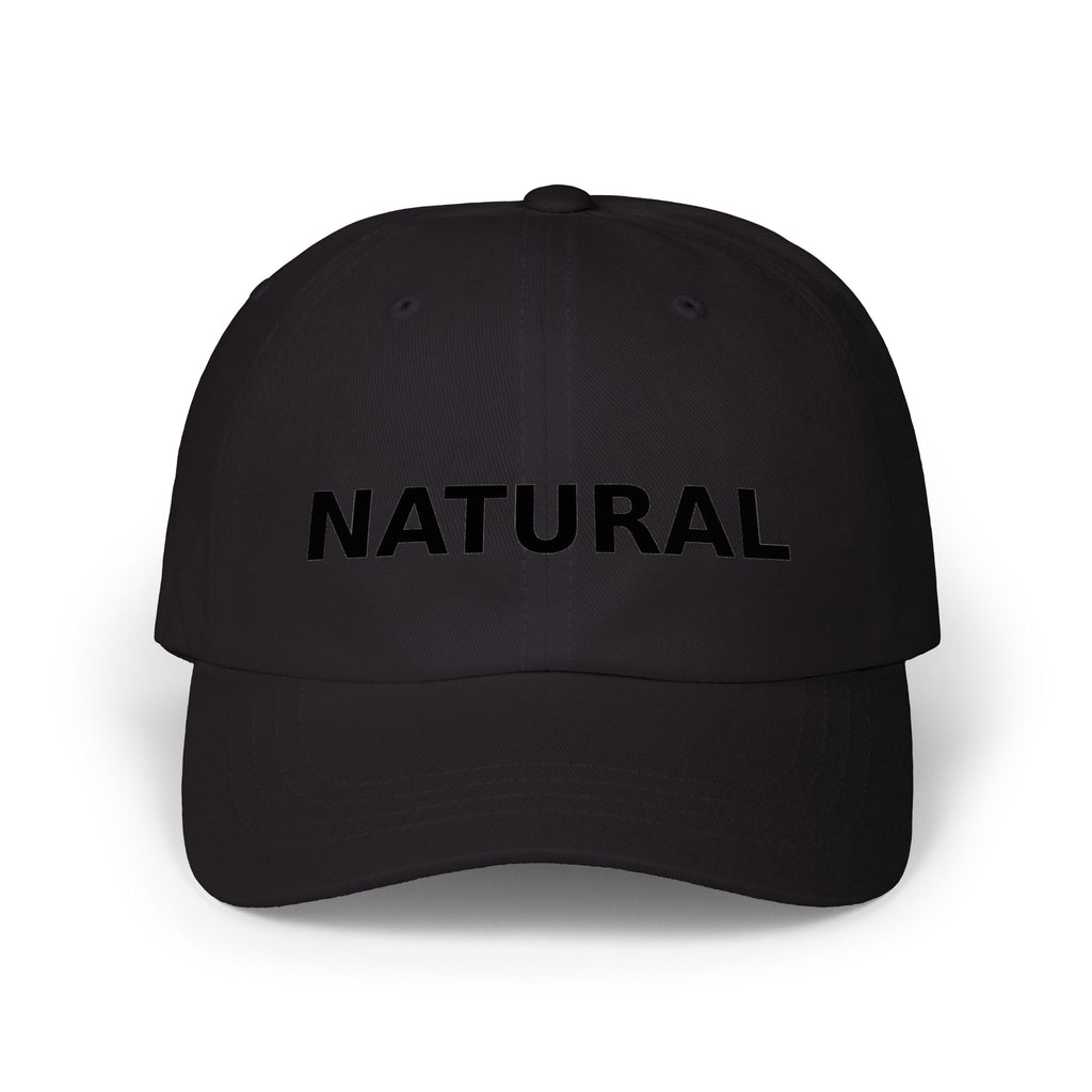 NATURAL Embroidered Dad Cap