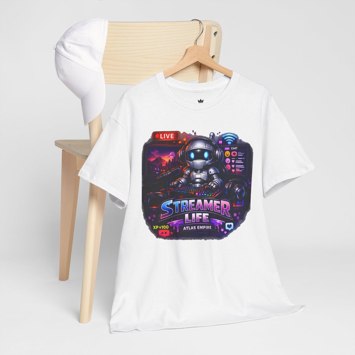 Streamer Life T-Shirt — Gamer Live Stream Graphic Tee