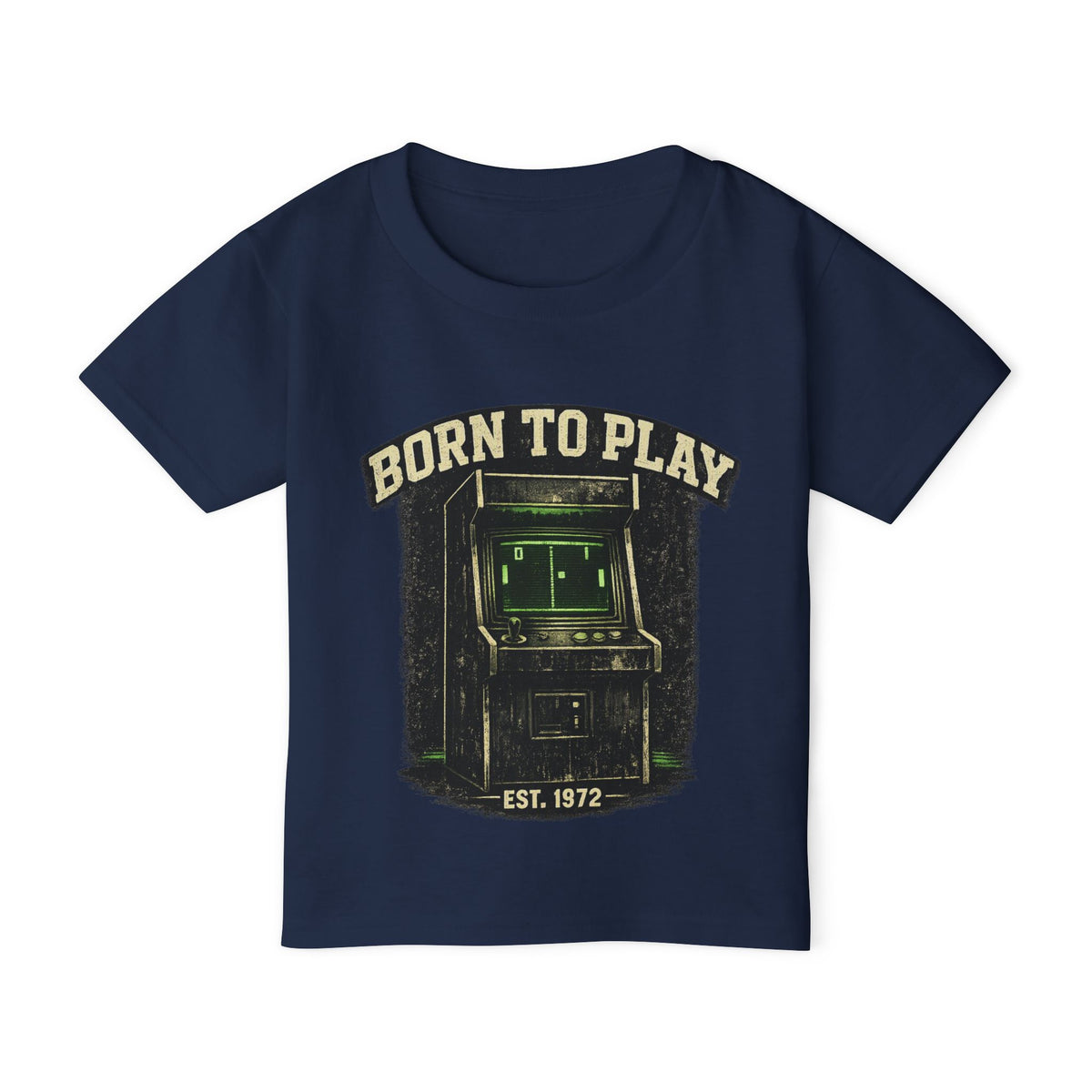 Born to Play Arcade Toddler T-Shirt – Retro Gamer Design